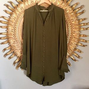 ☀️Free People Olive Tunic Dress Top Small